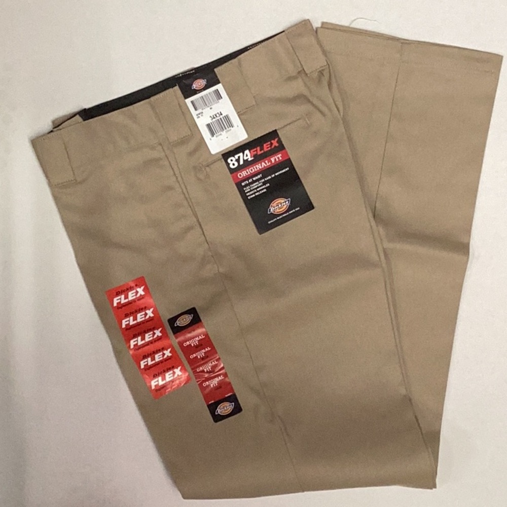 Dickies Men's Tan Flex Pants